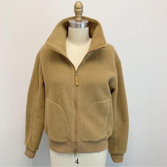 Everlane The Renew Teddy Bomber Ochre Small - Picture 3 of 14